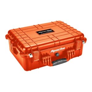 Orange Apache 4800 case lying flat