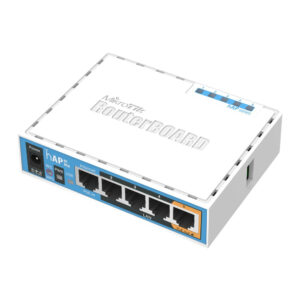 Mikrotik hap Lite router, white case, 5 ports